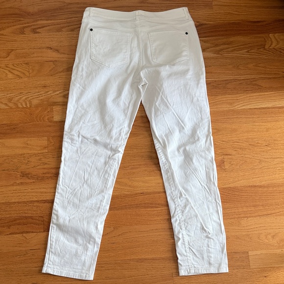 J. Jill Women's Slim Boyfriend Straight Leg Jeans - White - Picture 3 of 3